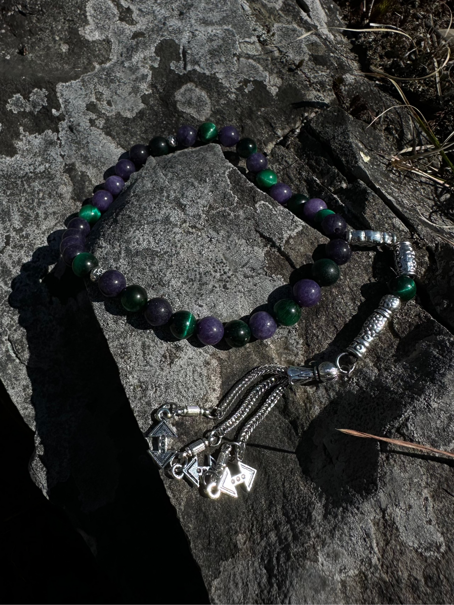 Handmade Tasbih 33 Beads Natural Stones