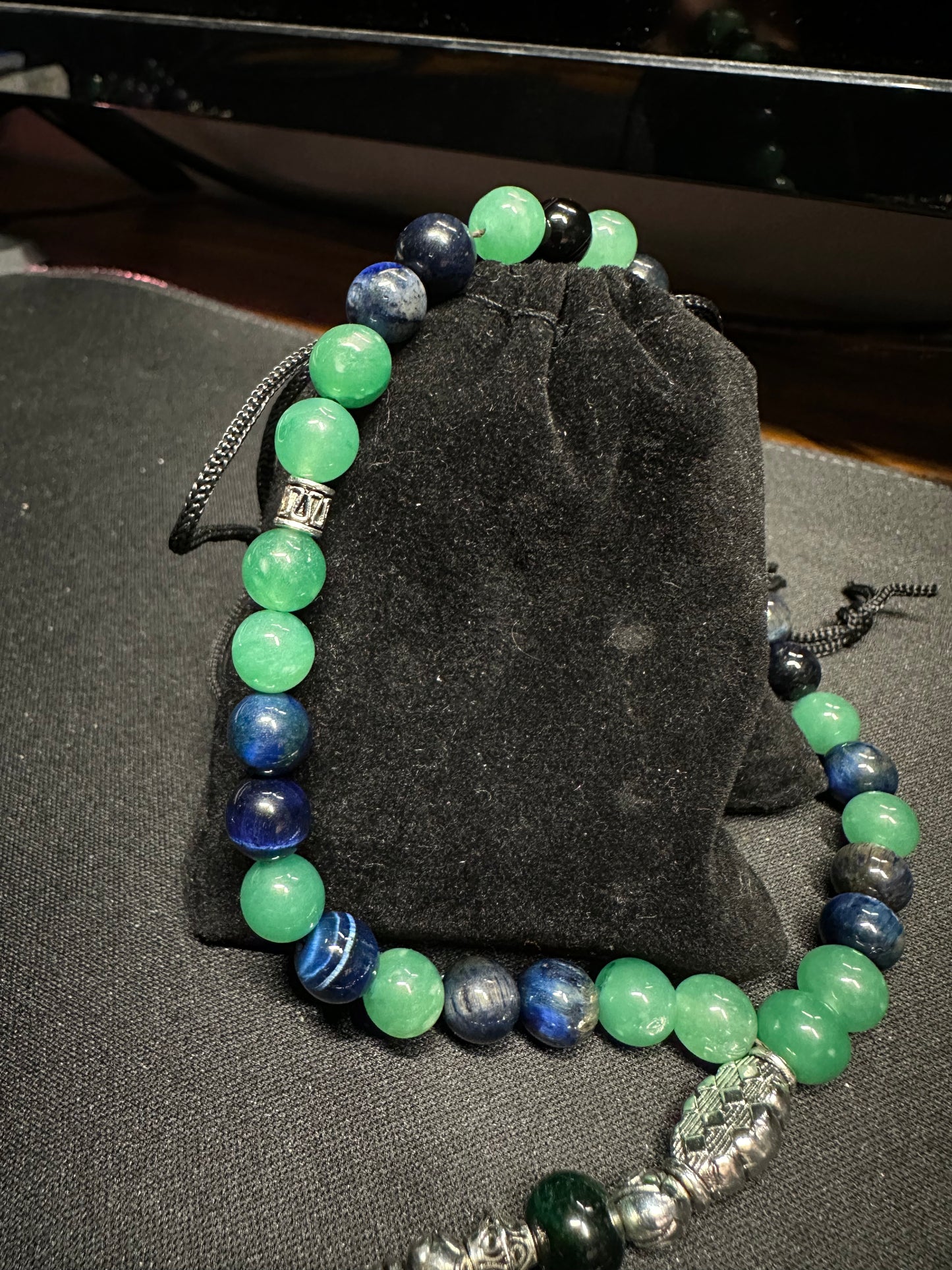 Handmade Tasbih 33 Beads Natural Stones